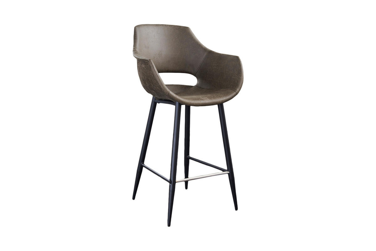 THEKENHOCKER ZAJA Grün Microfaser - Grün, Textil (57/103/59cm) - KAWOLA