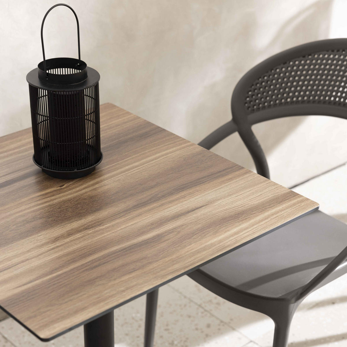 TISCHPLATTE 70 x 70 cm, Eichefarbe - Braun, Kunststoff (70/70/1.25cm) - Oviala