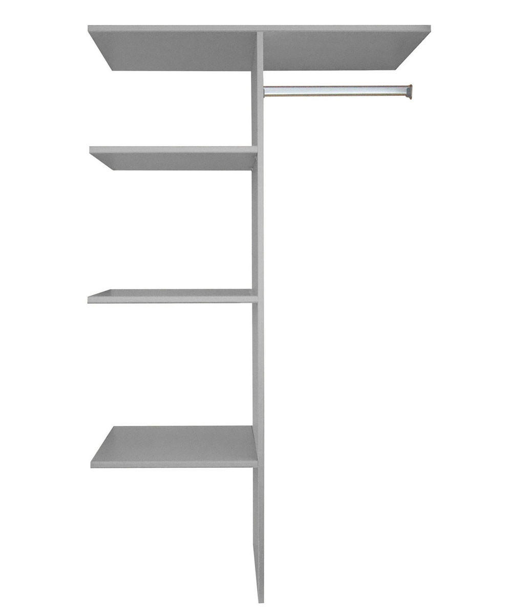 INNENEINTEILUNG Leinen grau 87 / 50 / 162,9cm - Grau, Holz/Holzwerkstoff (87/162.9/50cm) - Wimex