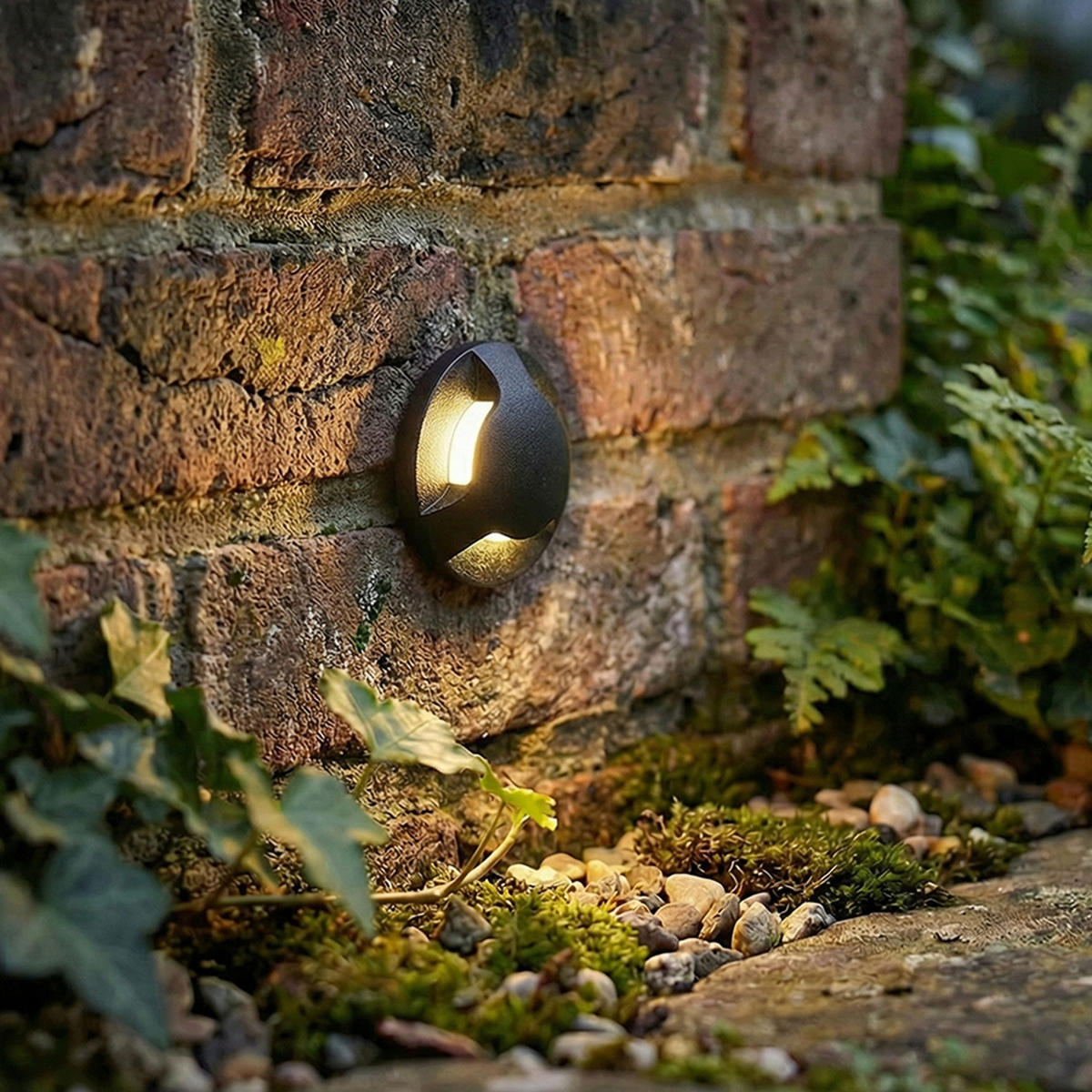 AUSSENLEUCHTE KICK III Schwarz 3 W IP54 - Schwarz, Metall (5/5/9cm) - Rendl