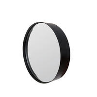 SPIEGEL Raj - Schwarz - 60/60/7.5 cm - Schwarz, Metall (60/7.5/60cm)