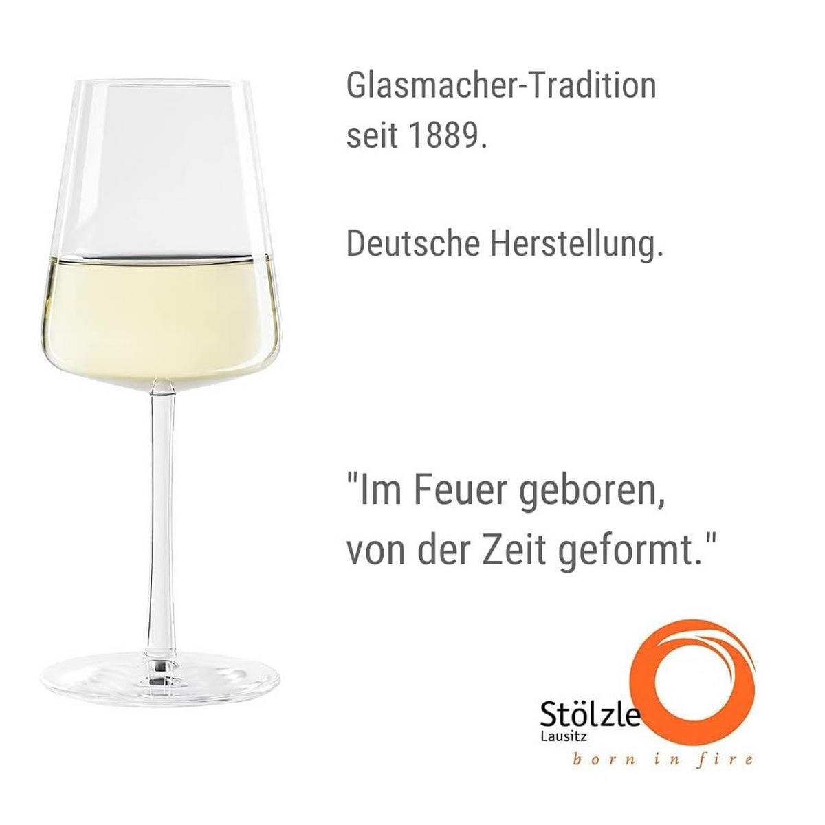 WEISSWEINKELCH Power 12er Set - Transparent, Glas (0.4L) - Stölzle