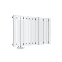 HEIZKÖRPER Flachheizkörper Weiß 63/100/4,9 cm - Weiß, Metall (100/63/4.9cm) - EMKE