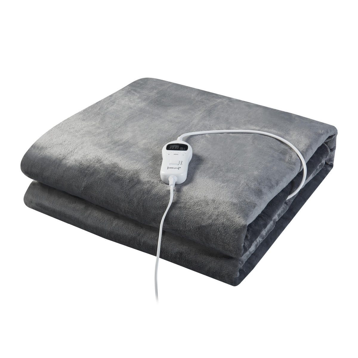 PŘIKRÝVKA Archi - tmavě šedá, textil (200/150cm) - [en.casa]