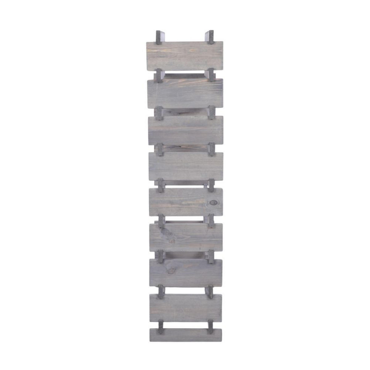 WEINREGAL VINOTECA FLEX PRO HxBxT 121x65x28cm 54 Flaschen auf 9 Ebenen Grau - Grau, Holz (65/121/28cm) - PROREGAL