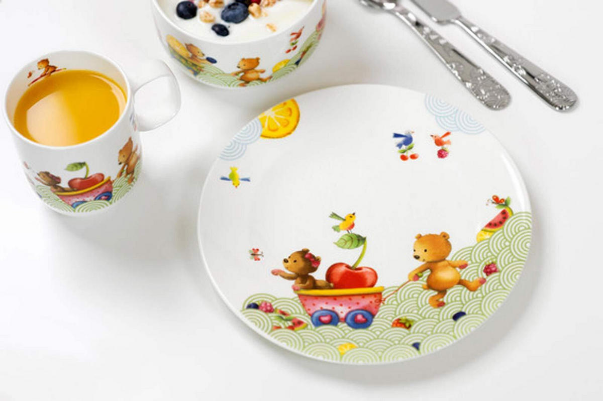 KINDERGESCHIRR Hungry as a Bear bunt - Multicolor, Keramik (1/1/1cm) - Villeroy & Boch