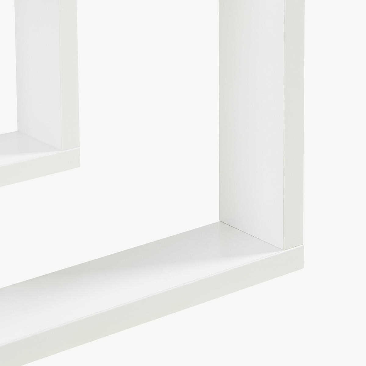 BEISTELLTISCH Thyholm - Weiß, Holzwerkstoff (30/30/55cm) - [en.casa]