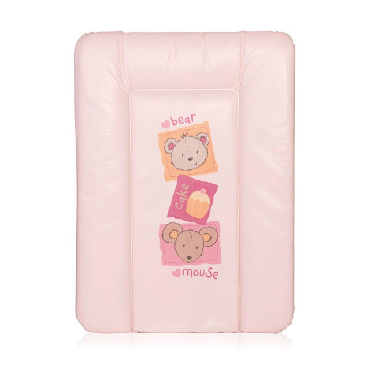 WICKELAUFLAGE Softy 50 x 70 cm pink PVC, waschbar, 50 x 70 cm, für unterwegs, leicht zu reinigen - Rosa, Kunststoff (50/70cm) - Lorelli