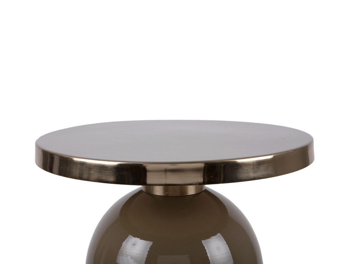 BEISTELLTISCH Tess 46/46/55 cm - Grün, Metall (46/46/55cm) - Leitmotiv