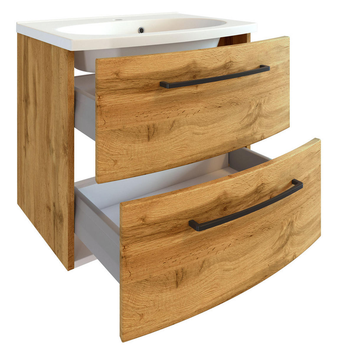 WASCHTISCH Morisson-03 - Braun, Holzwerkstoff (60/54/45cm) - Lomado