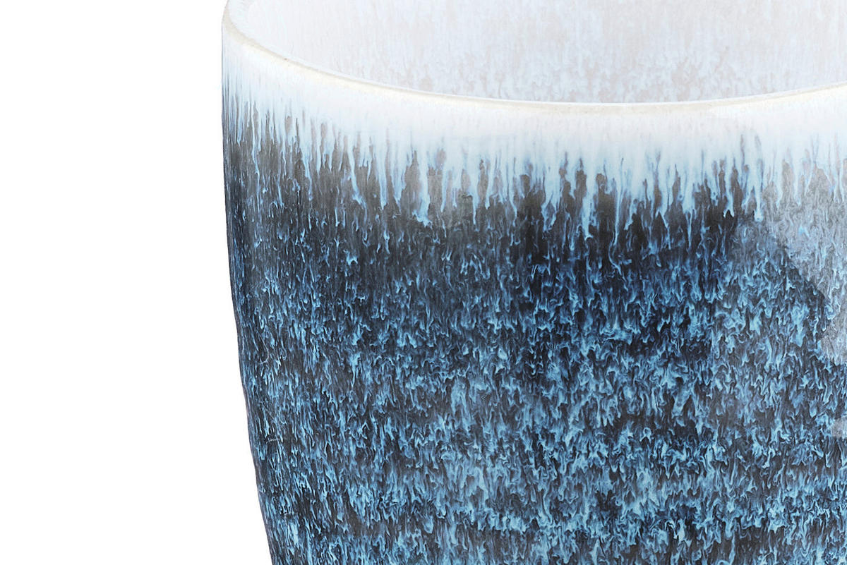 BECHER Cosmos 150ml - 6er-Set - Azur - Blau, Keramik (0.15L) - Björn