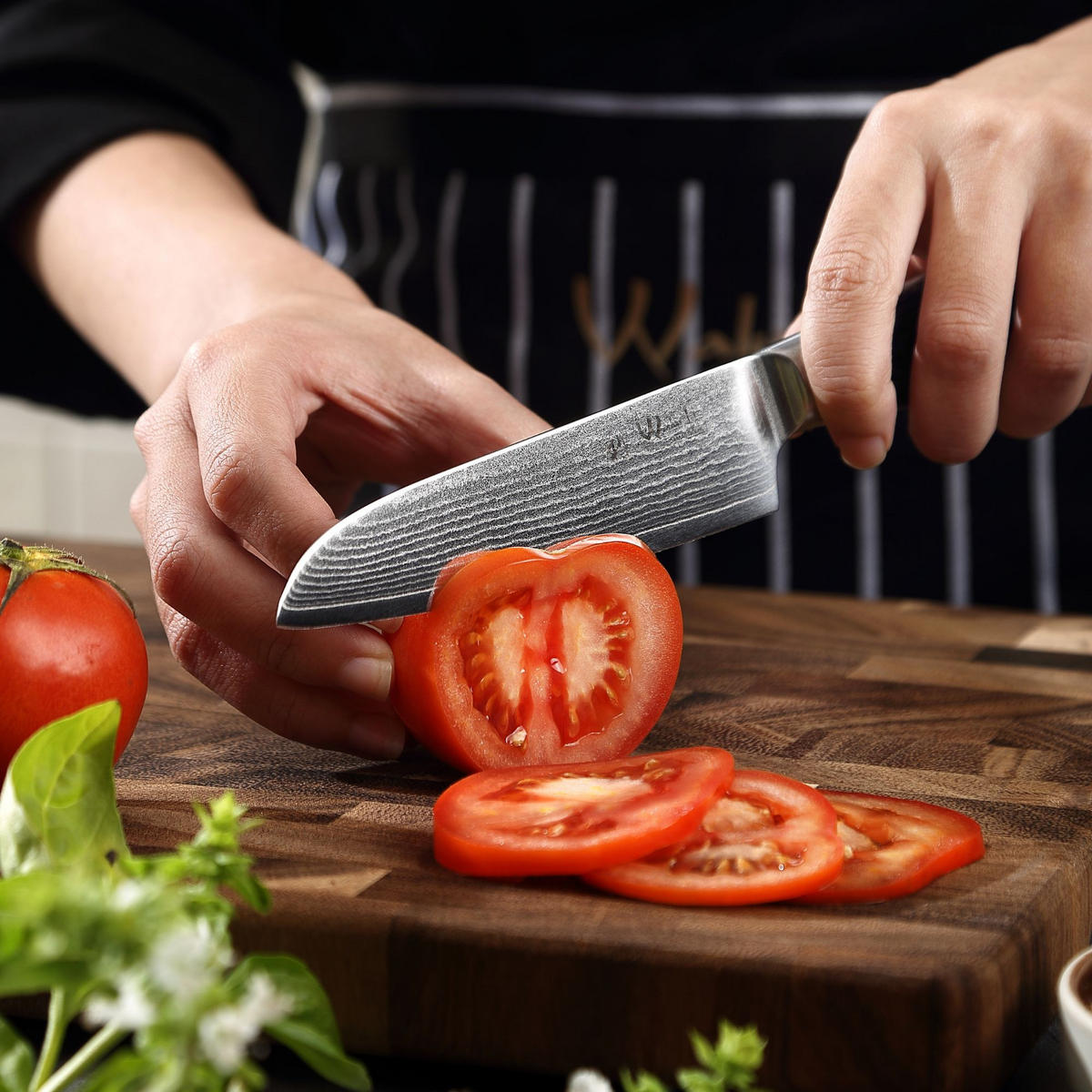 MESSERSET 3-tlg. 8–17 cm - Schwarz, Metall - Wakoli