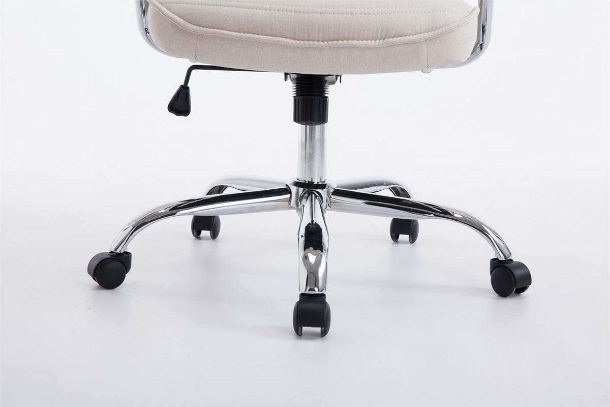 BÜROSTUHL Rocket Stoff Beige - Beige, Textil/Metall (60/128/67cm) - TPFLiving