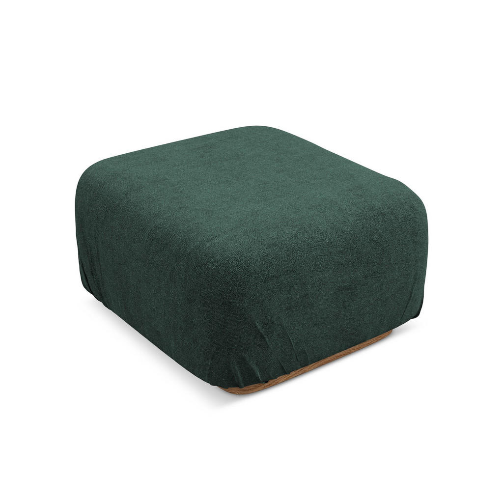 Thumbnail - Makamii Pouf, Dunkelgrün, Textil, 1-Sitzer, Füllung: Schaumstoff, 83x95x41 cm, Made in EU, Wohnzimmer, Hocker, Sitzhocke...