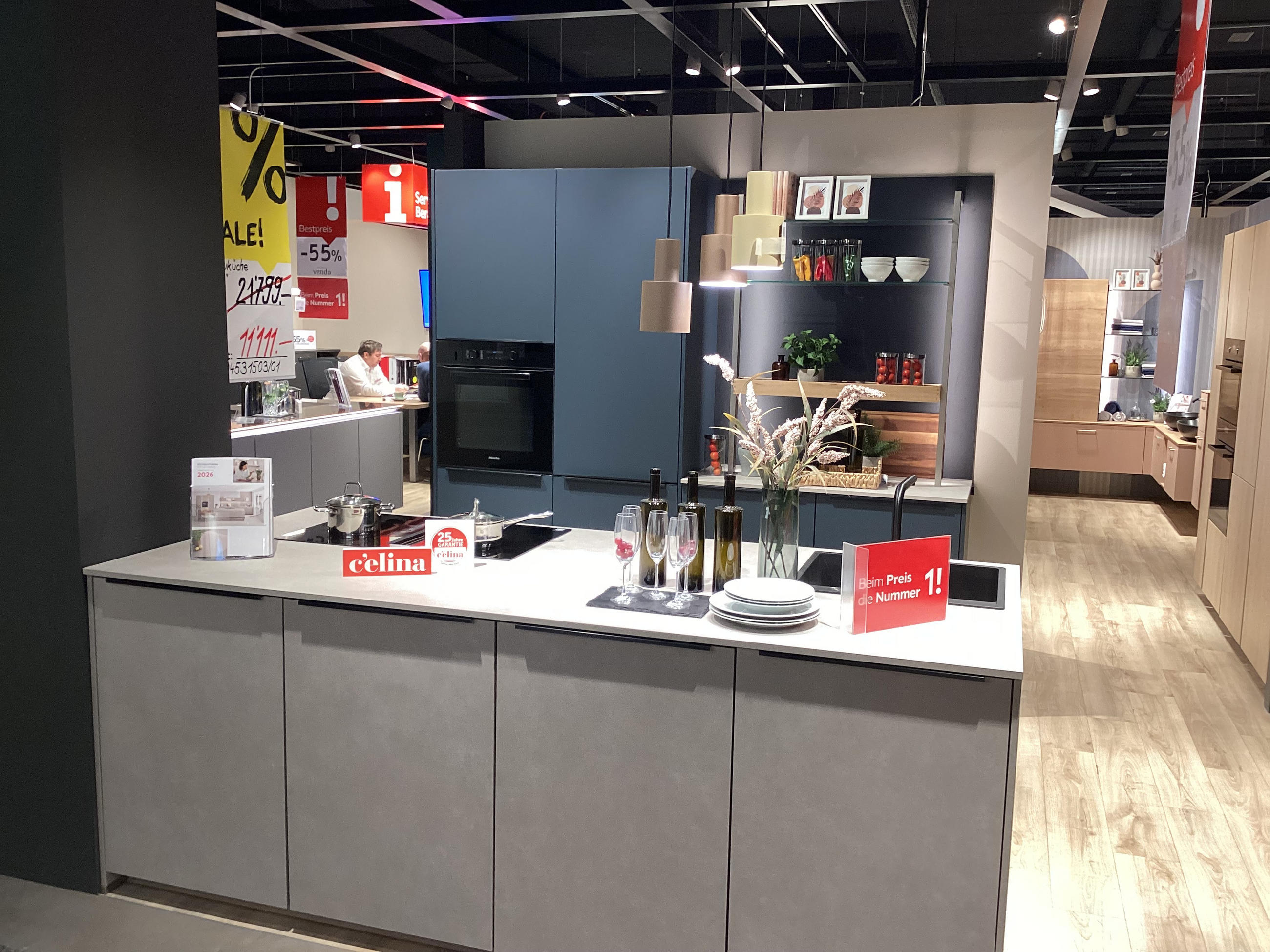 Komplett Küche Celina INKL Miele Geräte - Celina