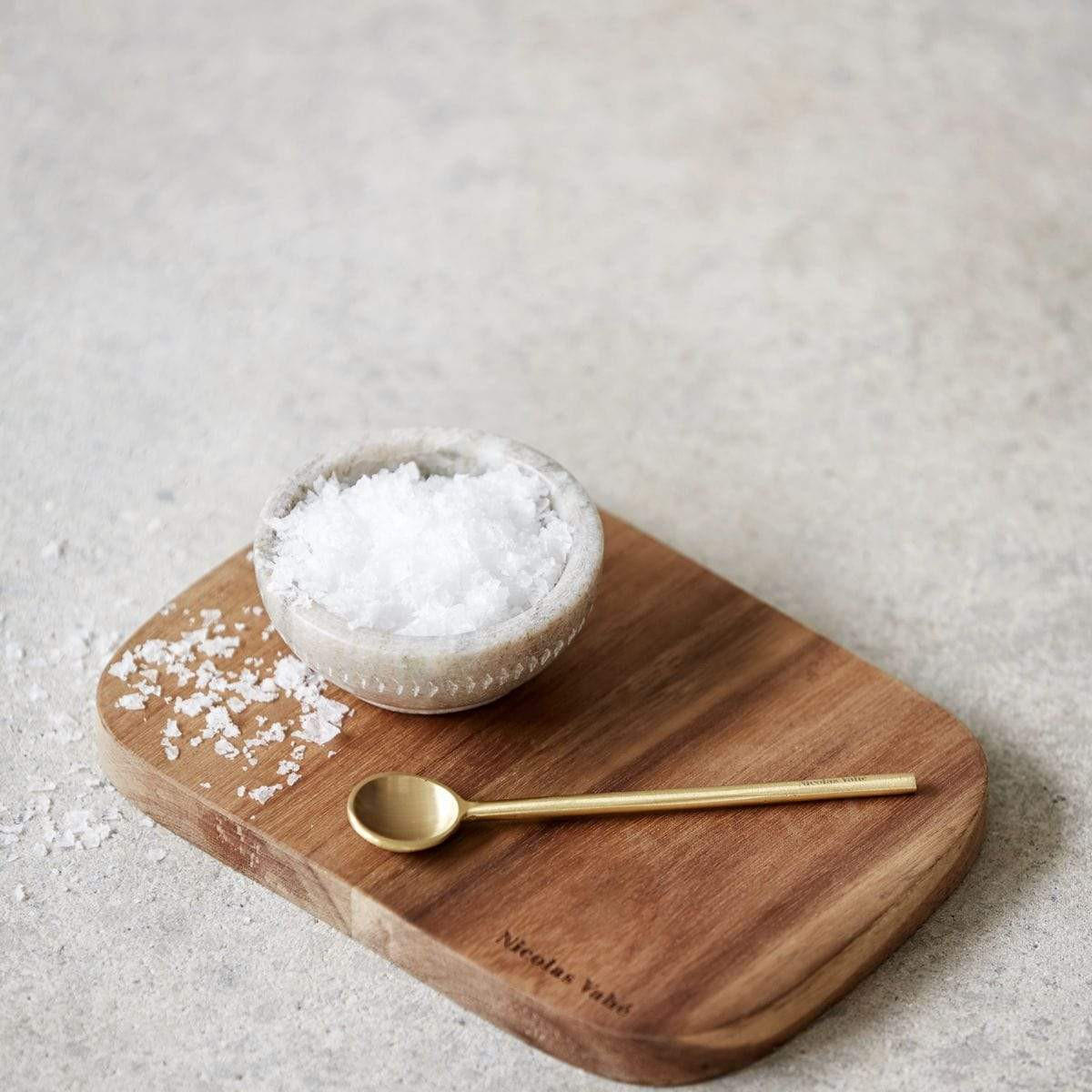 SCHNEIDEBRETT Butter aus Akazienholz 18,5 cm - Braun, Holz (13/18.5cm) - Nicolas Vahé