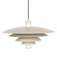 PENDELLEUCHTE Cole Beige - Beige, Metall (55/55/160cm) - Zuiver