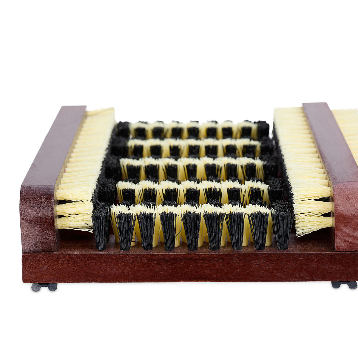SCHUHABSTREIFER - Dunkelbraun, Holz/Kunststoff (36/5.5/26cm) - Relaxdays