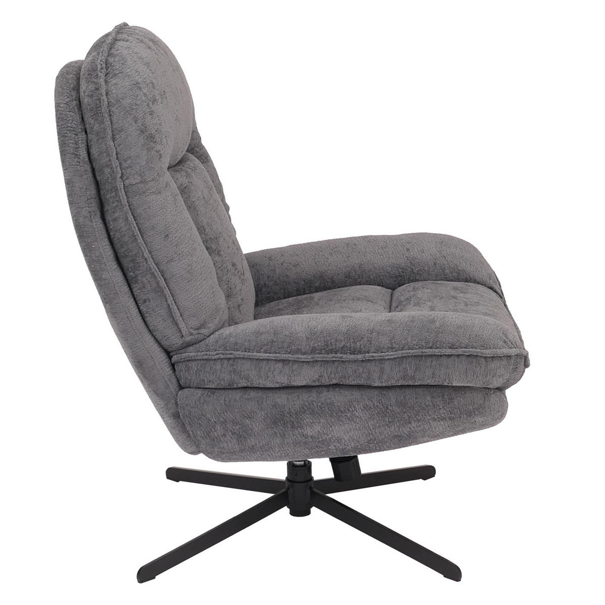 RELAXSESSEL Grau - Grau, Textil (80/96/90cm) - MCW