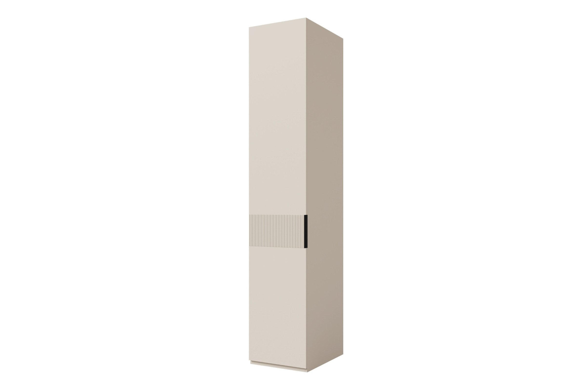 KLEIDERSCHRANK SUN 45/237/60 cm in Macadamia | Rechts - Kaschmir, Holzwerkstoff (45/237/60cm) - Deine Möbel 24