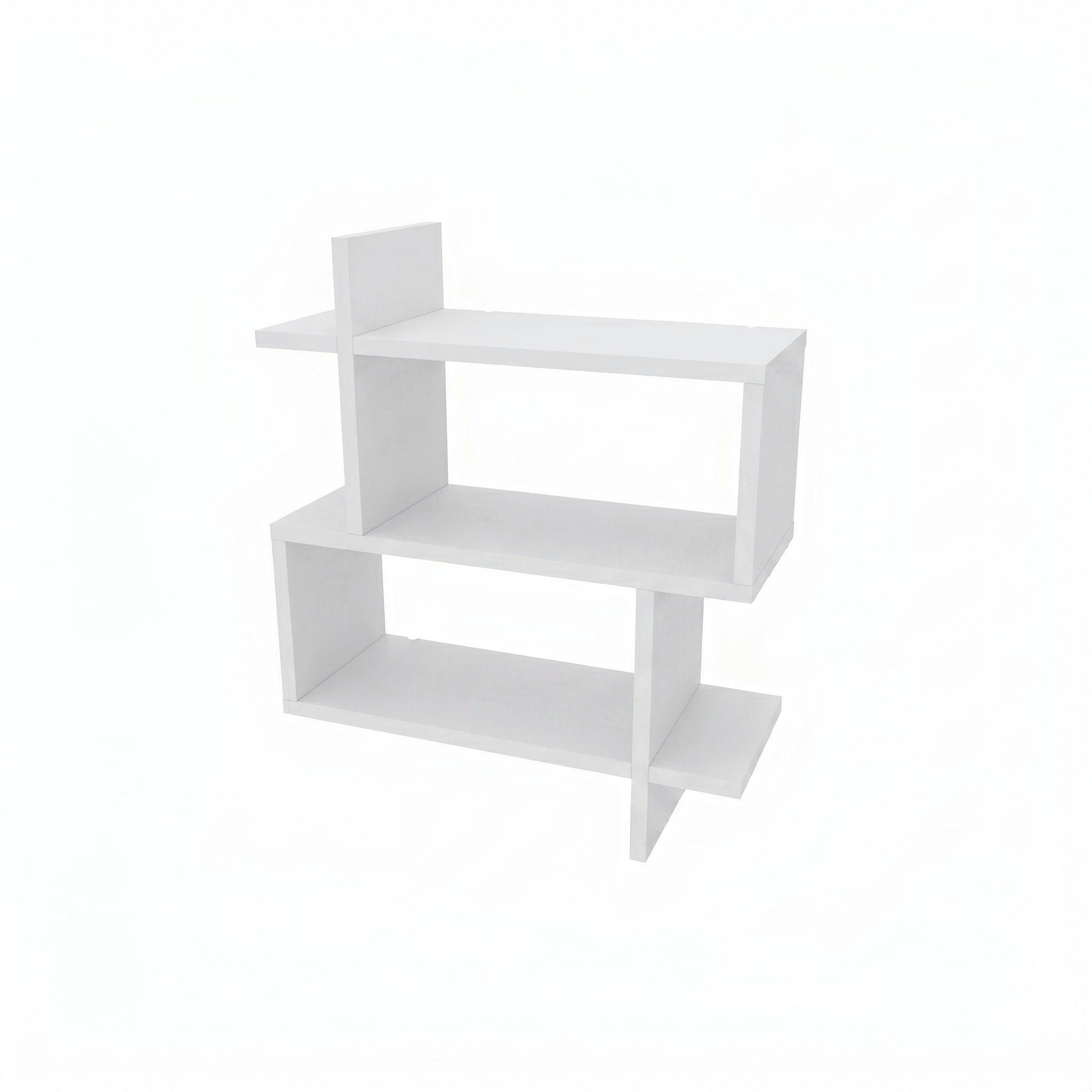 Decortie Wandregal Weiß 55x65.5x22 cm