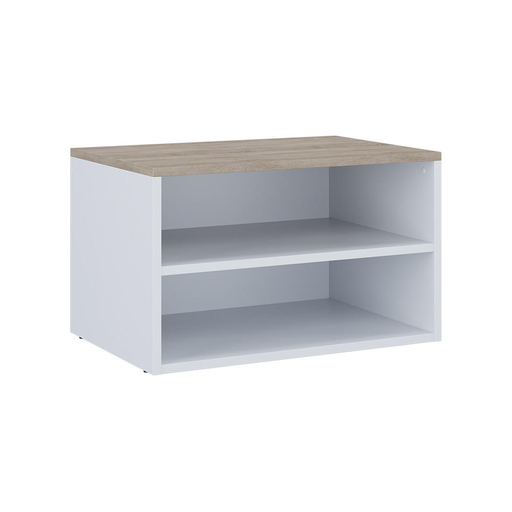 Vicco KOMODA Betti Bílá/Sonoma 60 x 36 cm se 2 přihrádkami