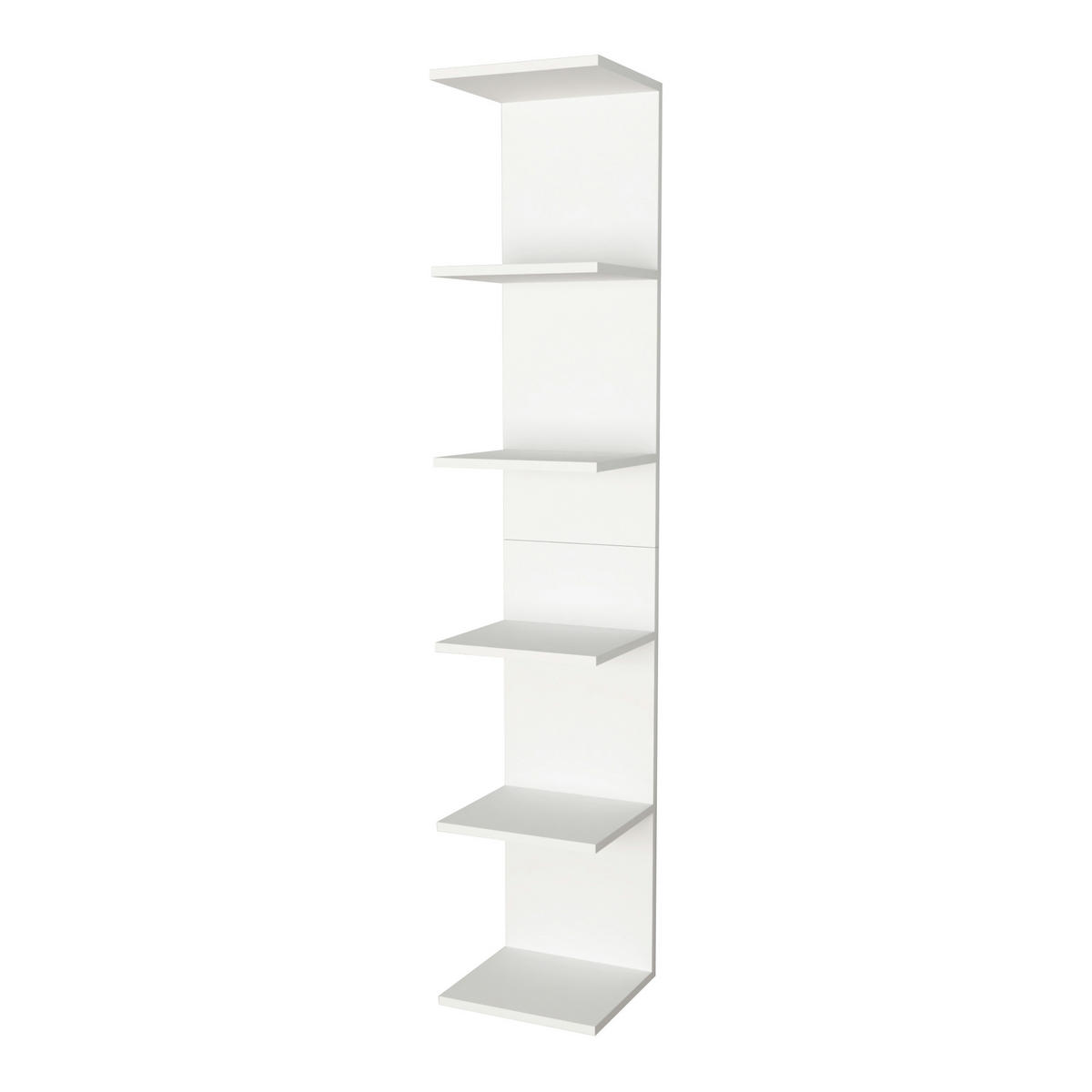 WANDREGAL Surahammar - Weiß, Holzwerkstoff (34.5/180/30cm) - [en.casa]