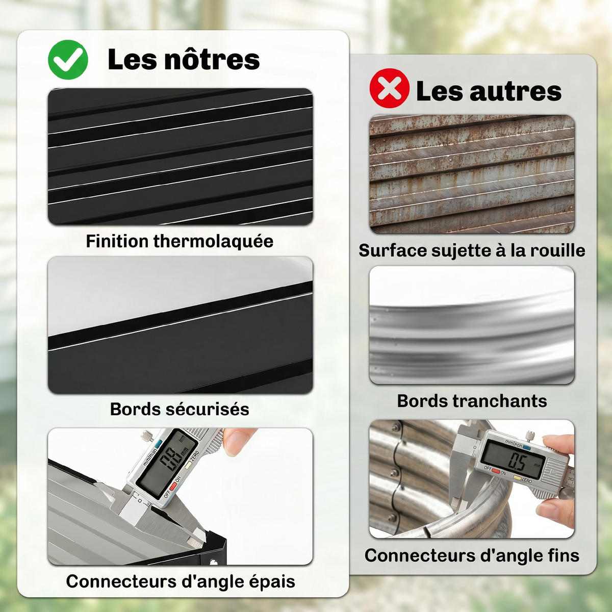 HOCHBEET DE-12186 quadratisch 120/120/30 cm Grau - Grau, Metall (120/30/120cm) - ComfortXL