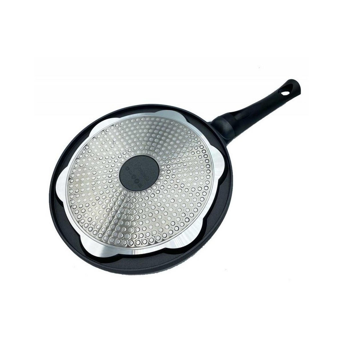 PFANNKUCHENPFANNE Graphit 26/26/2 cm 1958 - Graphitfarben, Metall (26cm) - Brunbeste