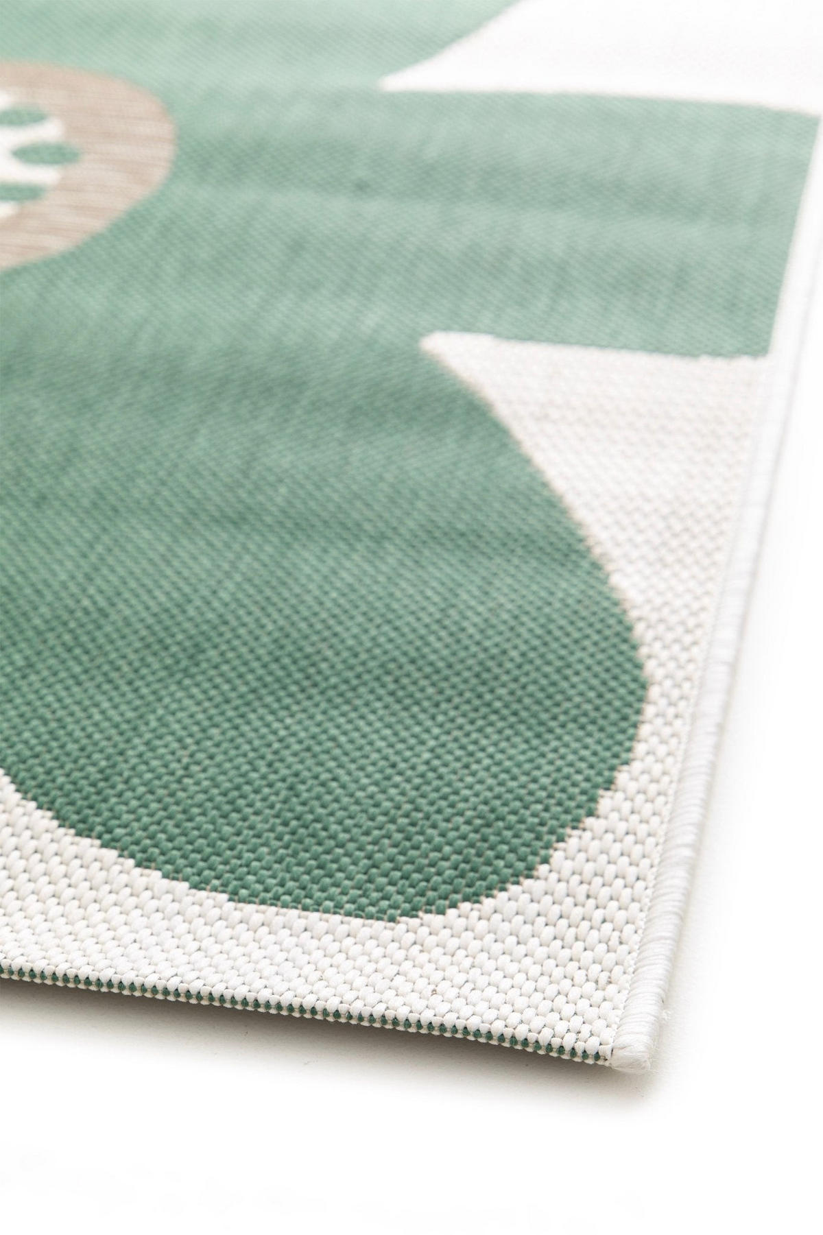 DESIGN Teppich für Innen und Außen grün - Grün, Textil (140/200cm) - AFK Living