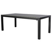 GARTENTISCH Schwarz - Schwarz, Holzwerkstoff (100/275/76cm) - ebuy24
