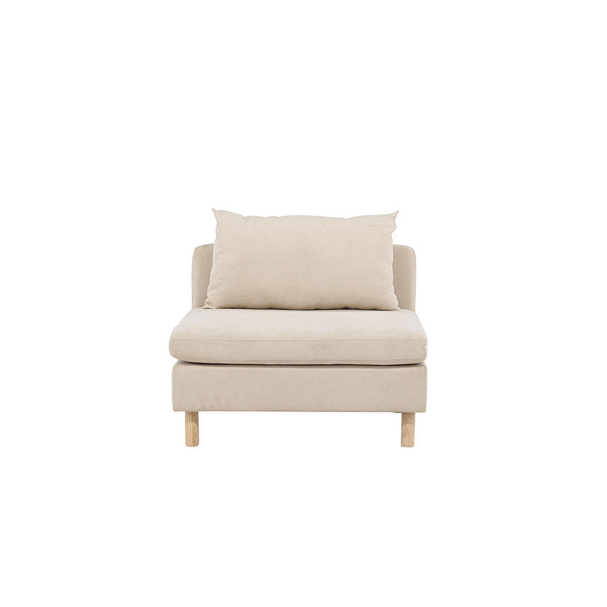 SOFA, Zero, Beige, Stoff, 94 x 102 x 83 cm - Beige, Textil (94/83/102cm) - ebuy24