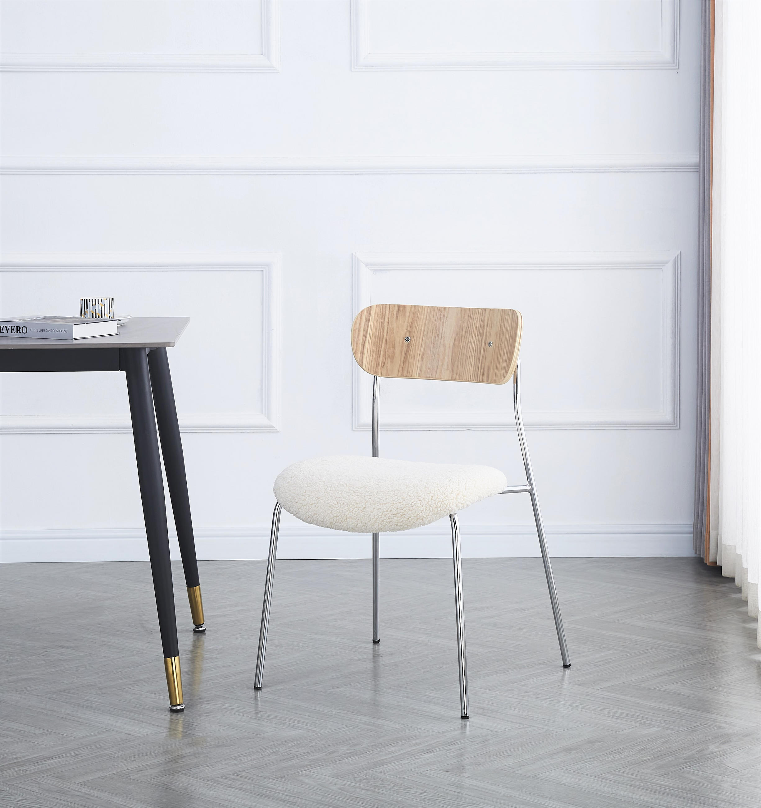 STUHL 2er-Set Stoff Grau - Grau, Textil (51.5/79/50.5cm) - Nordlys