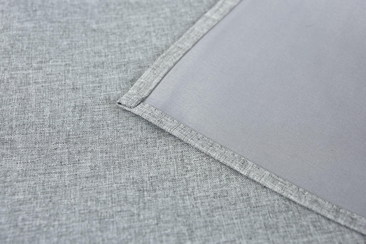 VORHANG BOSTON DARK HxB 245x140 cm Grau - Grau, Textil (140/245cm) - Gardinenbox