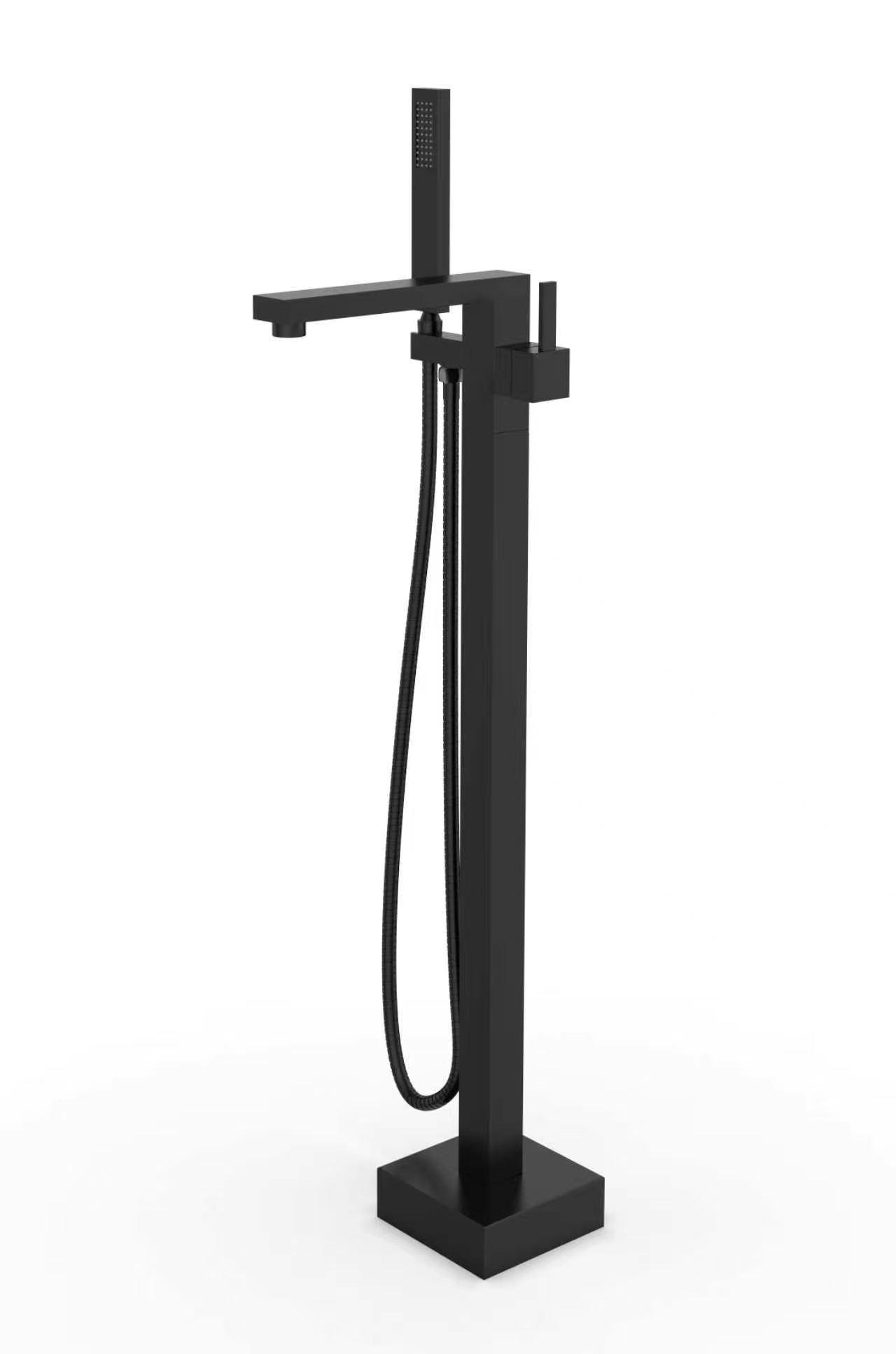 Badplaats Badewannenarmatur Schwarz 17x108x23 cm