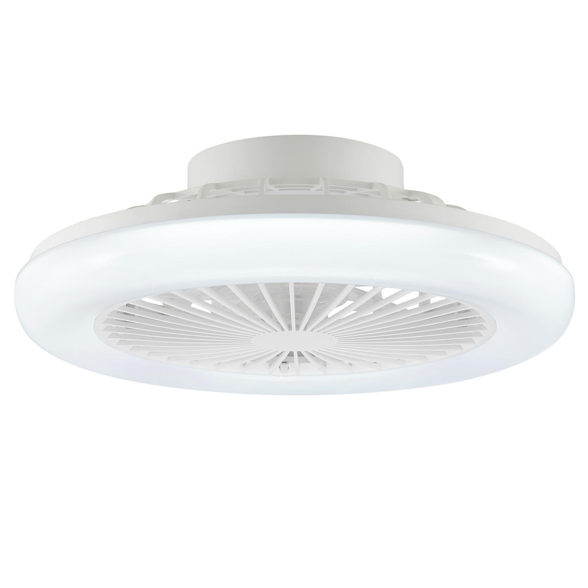 LED DECKENLEUCHTE Montero Weiß 42/42/13,7 cm - Weiß, Metall (42/42/13.7cm) - Brilliant