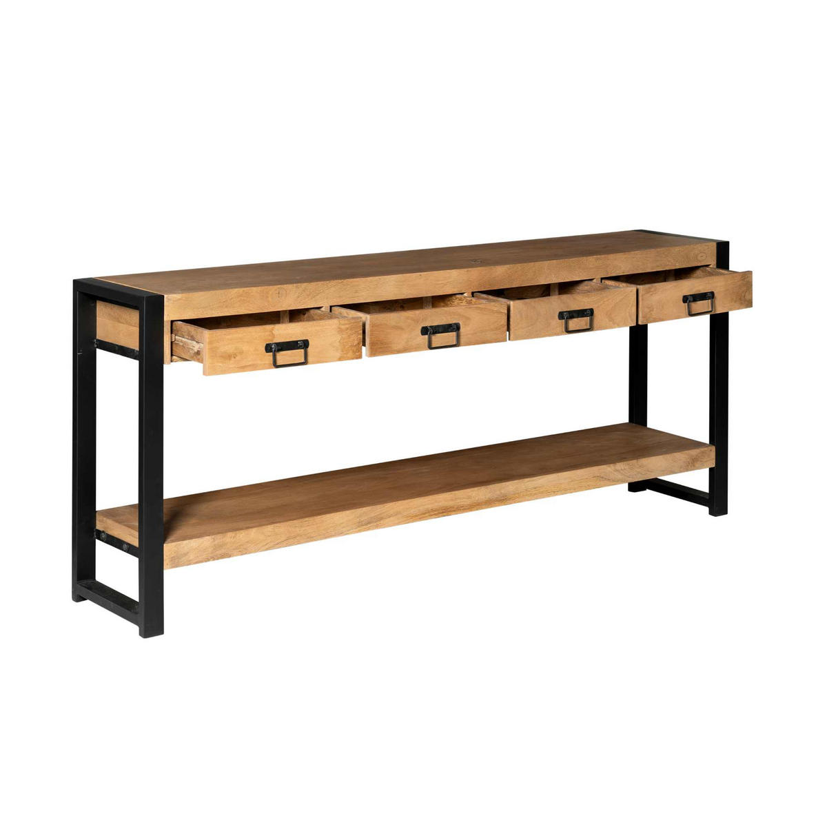 BEISTELLTISCH Boaz Braun 35/180/76 cm - Braun, Holz (35/180/76cm) - Starfurn