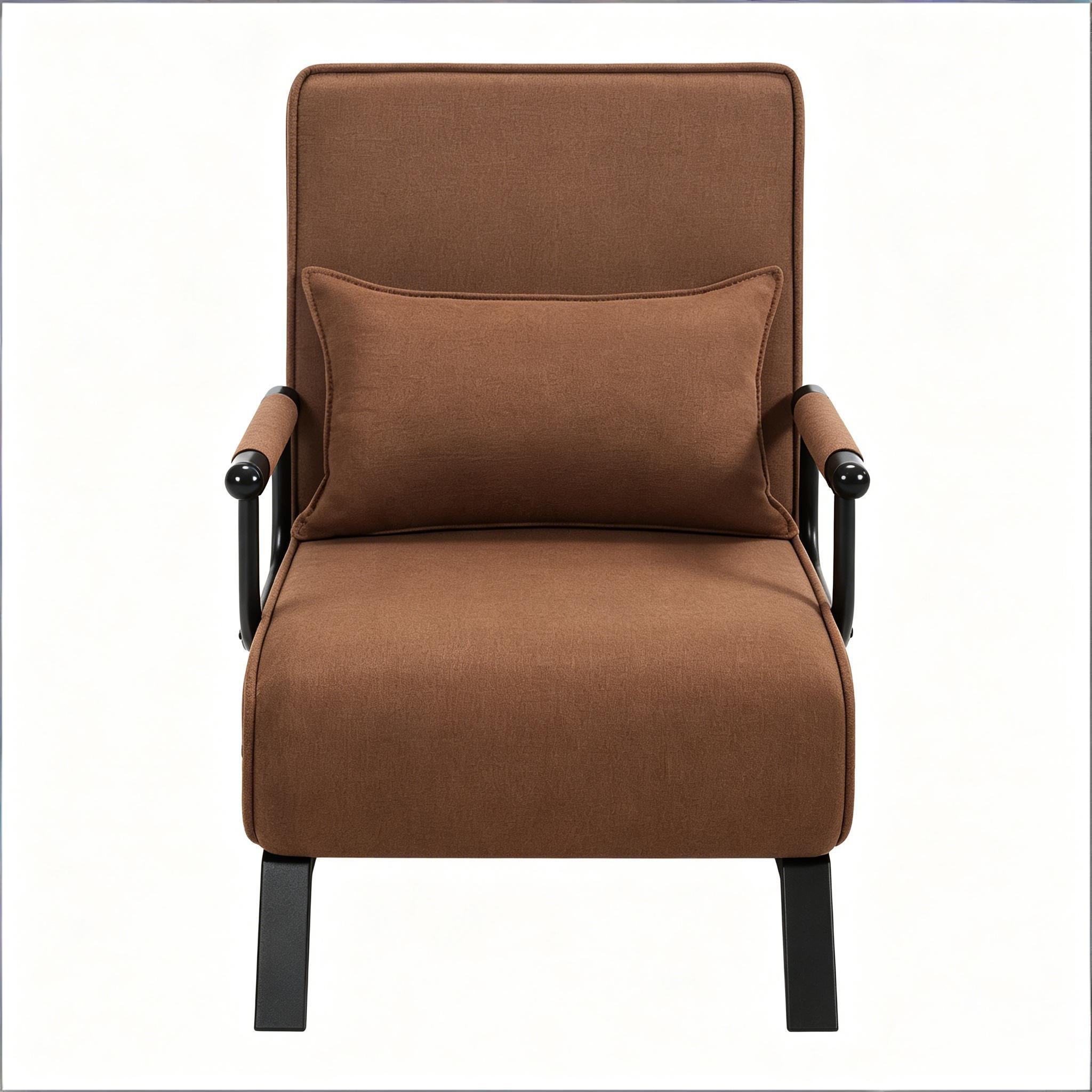 ComfortXL Schlafsessel Braun 75x78x65 cm