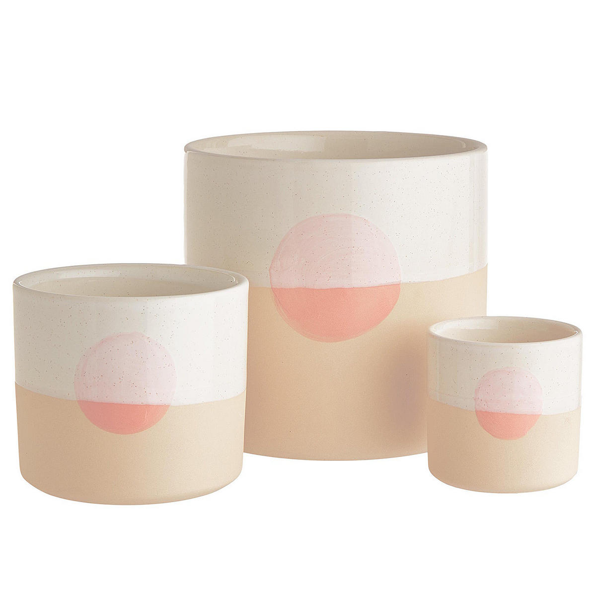 BLUMENTOPF (4er Set) Sunset - Multicolor, Keramik (10cm) - Butlers