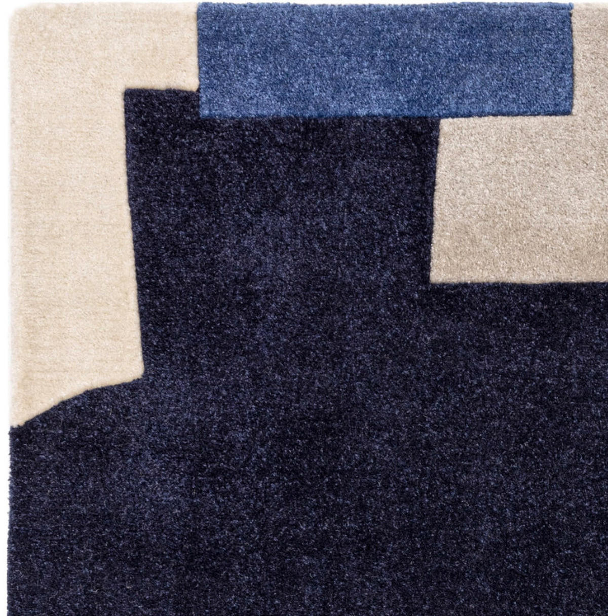TEPPICH modern Design SEGGY Blau 120 x 170 cm - Blau, Textil (120/170cm) - Novatrend