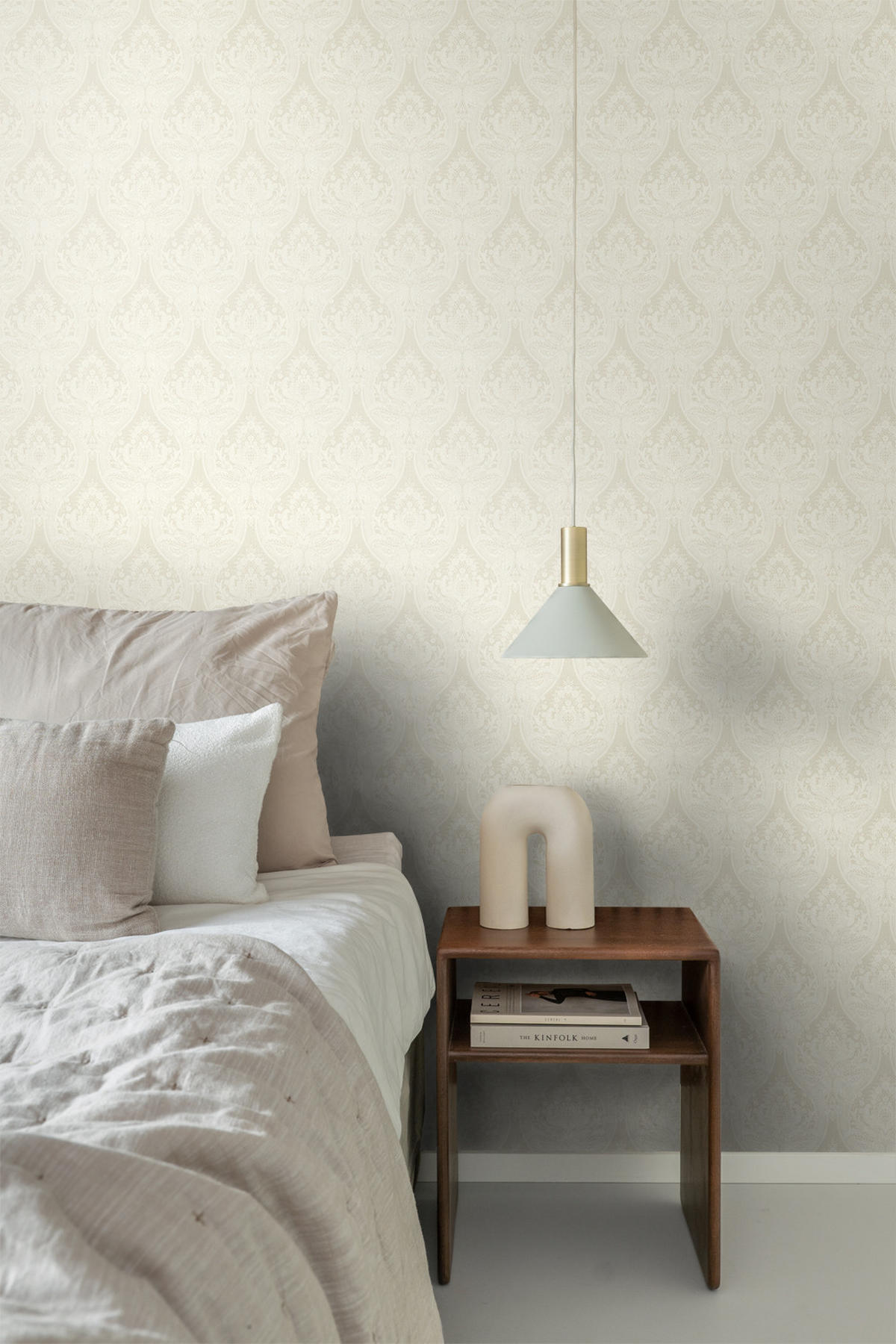 TAPETE Barockmuster 53 cm x 10.05 m - Beige, Papier (53/1000cm) - ESTAhome