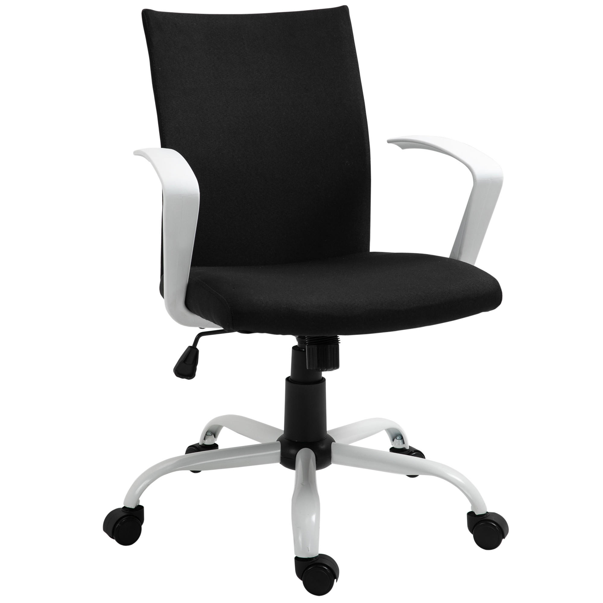 BÜROSTUHL, Schaumstoff, Nylon, Schwarz - Schwarz, Kunststoff (61/99/61cm) - Vinsetto