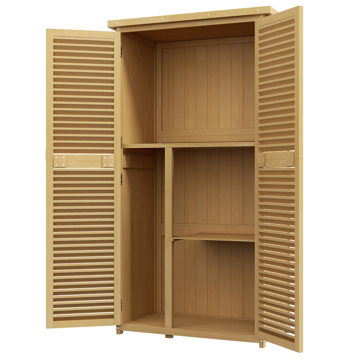 GERÄTESCHUPPEN DE-09231 Hellgelb - Gelb, Holz (87/160/46.5cm) - ComfortXL