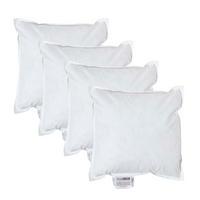 FÜLLKISSEN 4er-Set, Federkissen 35/35 cm - Weiß, Textil (35/35cm) - Homescapes