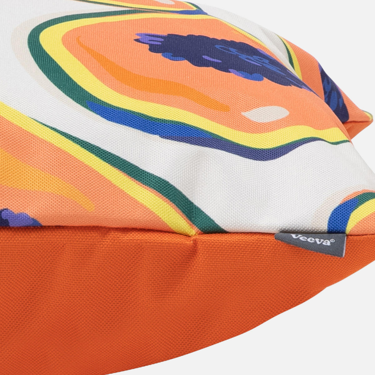OUTDOOR-KISSEN - Weiß, Textil (43/43cm) - Veeva