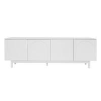 SIDEBOARD Weiß 175/38/56 cm - Weiß, Holzwerkstoff (38/56/175cm) - Urban Meuble