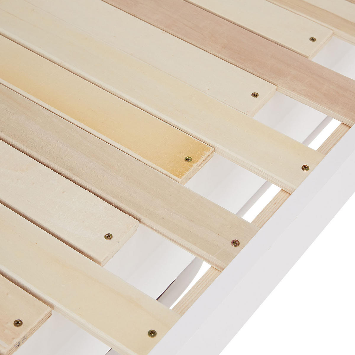 AUSZIEHBETT mit 2 Matratzen 90/200 cm Weiß - Weiß, Holz (90/200cm) - Homestyle4u