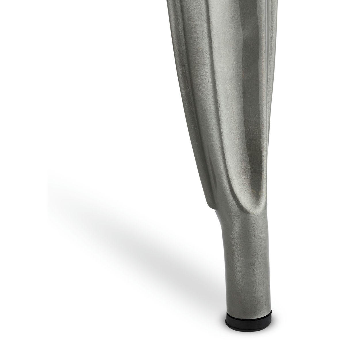 STUHL-SET 4 Stück in Stahl - Silberfarben/Grau, Metall (43/85/51cm) - Furnhouse