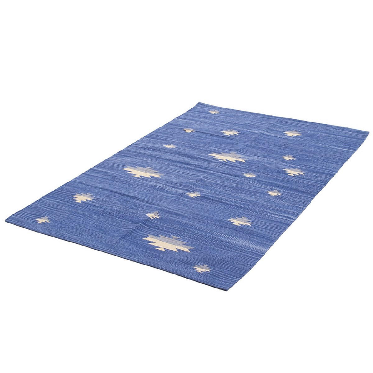 TEPPICH Moderner, beidseitig verwendbarer für Wohn- und Schlafzimmer LANAI Blau 160 x 230 cm - Blau, Naturmaterialien (160/230cm) - Novatrend