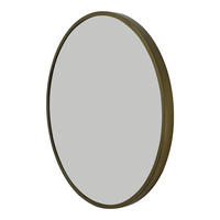 WANDSPIEGEL Rund Messing - Messingfarben, Metall (60/60/4cm) - LOFT42